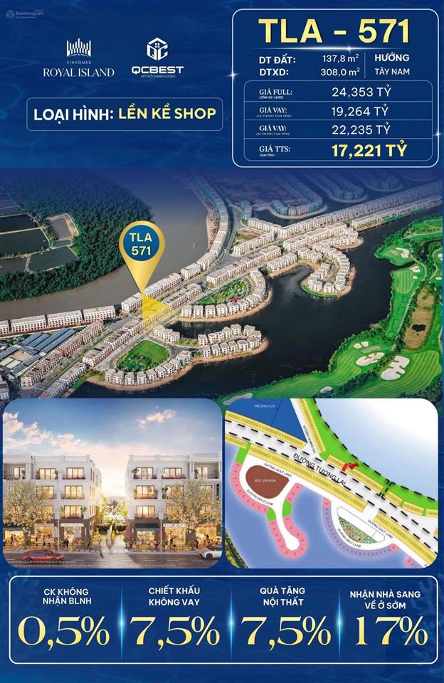 Nổi bật tla  571 căn shophouse sở hữu vị trí kinh doanh đắt giá
