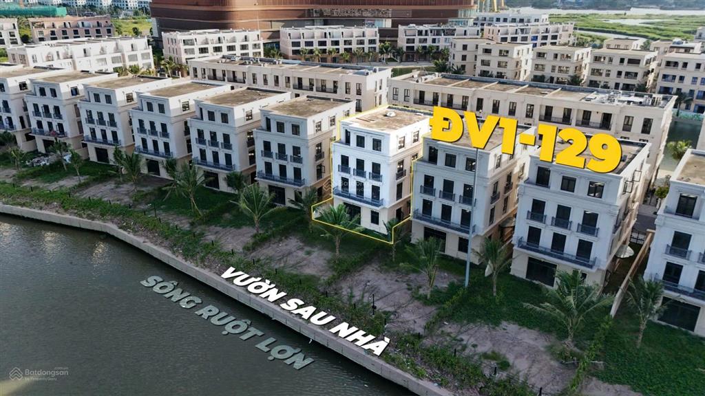 Đơn lập đảo vua đv1129 sở hữu 4 mặt thoáng có sân vườn sau nhà viu sông tự nhiên | vinhomes royal