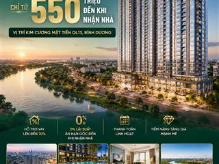 Chỉ 550 triệu đến khi nhận nhà sở hữu ngay căn hộ ven sông sài gòn