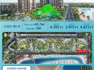"hot" căn hộ 2pn view bể bơi  masteri grand coast hotline em khánh 0942 044 ***