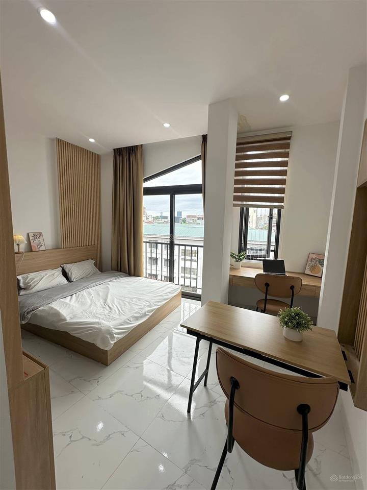 Bán toà ccmn minh khai, 60m2 x 7t, 14 phòng khép kín full nội thất, 20m ra ô tô tránh, giá 12.8 tỷ