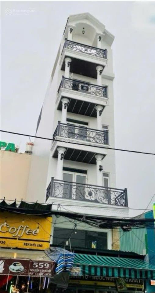 Chủ hạ giá bán gấp nhỉnh 15 tỷ mặt tiền 6 lầu gần công viên làng hoa nguyễn văn khối phường 8