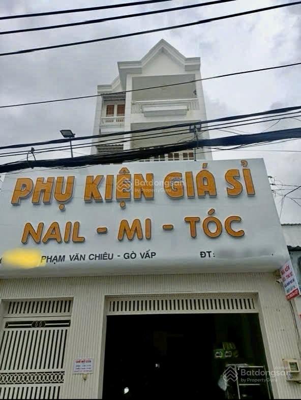 Giảm mạnh 500tr còn 9,29tỷ tl mặt tiền hẻm 7m  5m bề ngang  4 lầu  phạm văn chiêu  gò vấp