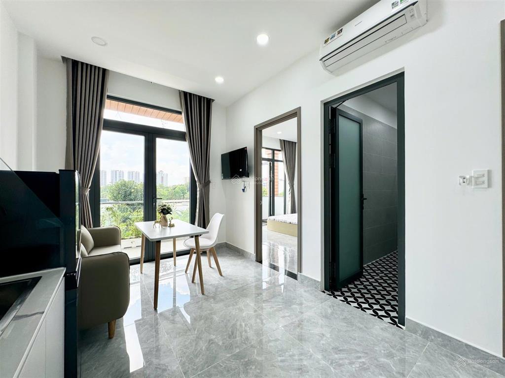 Căn hộ 1pn thiết kế hiện đại  máy giặt riêng  ban công to  cho nuôi pet nhỏ