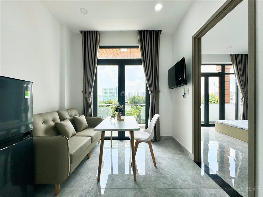 Căn hộ 1pn thiết kế hiện đại  máy giặt riêng  ban công to  cho nuôi pet nhỏ