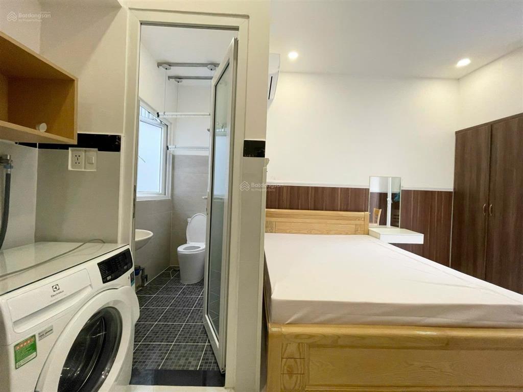 Studio đầy đủ nội thất có máy giặt riêng  nhiều ánh sáng  nhận pet  ngay cầu sài gòn