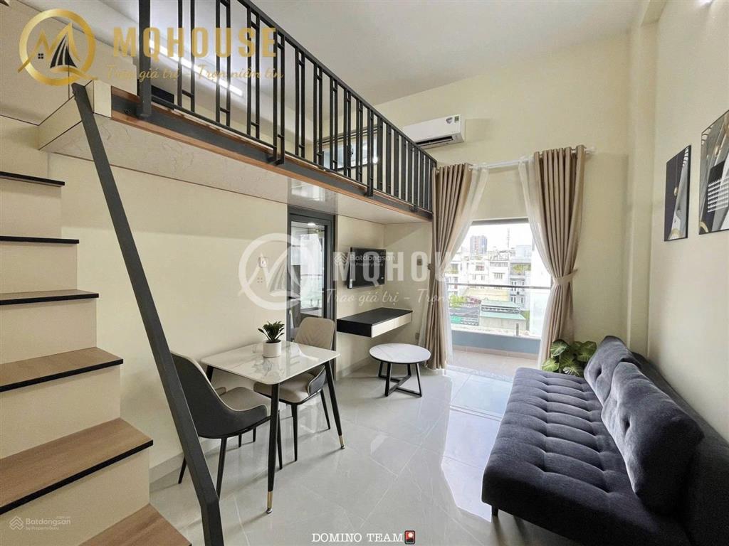 Căn hộ duplex ngay cầu sg  ban công rộng  pet friendly  máy giặt riêng