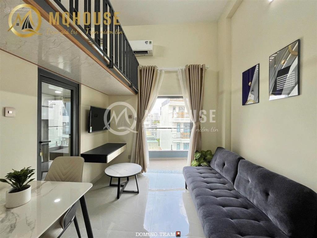Căn hộ duplex ngay cầu sg  ban công rộng  pet friendly  máy giặt riêng
