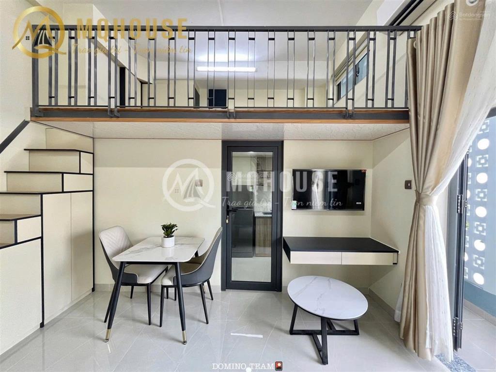 Căn hộ duplex ngay cầu sg  ban công rộng  pet friendly  máy giặt riêng