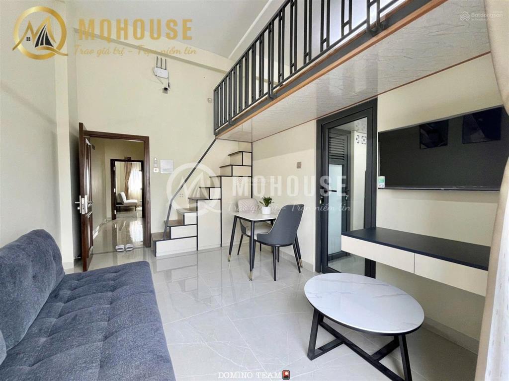 Căn hộ duplex ngay cầu sg  ban công rộng  pet friendly  máy giặt riêng