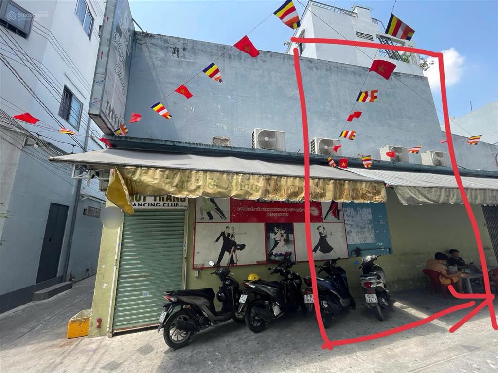 Bán nhà nát 55m2 nở hậu 4,8m  hẻm 6m thông giá 6 tỷ, đường hòa bình quận tân phú