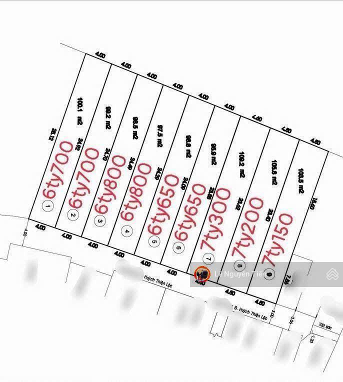 Khu phân lô giáp tân bình. diện tích đa dạng từ 100m2. giá chưa tới 70tr/m2