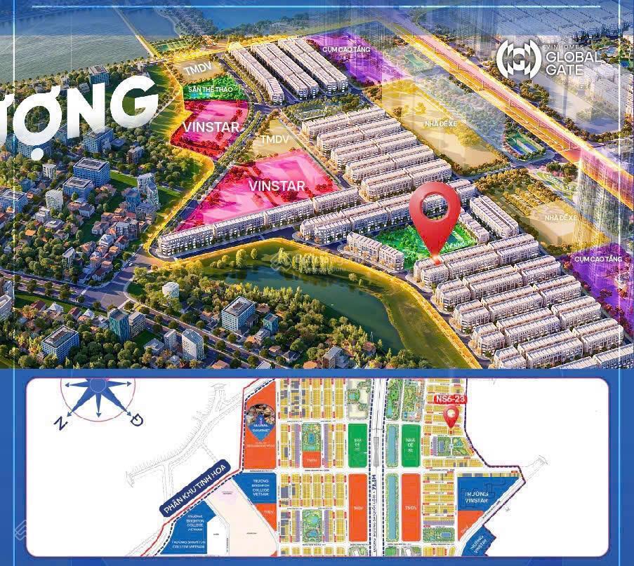 Liền kề ngôi sao 80m2 view công viên