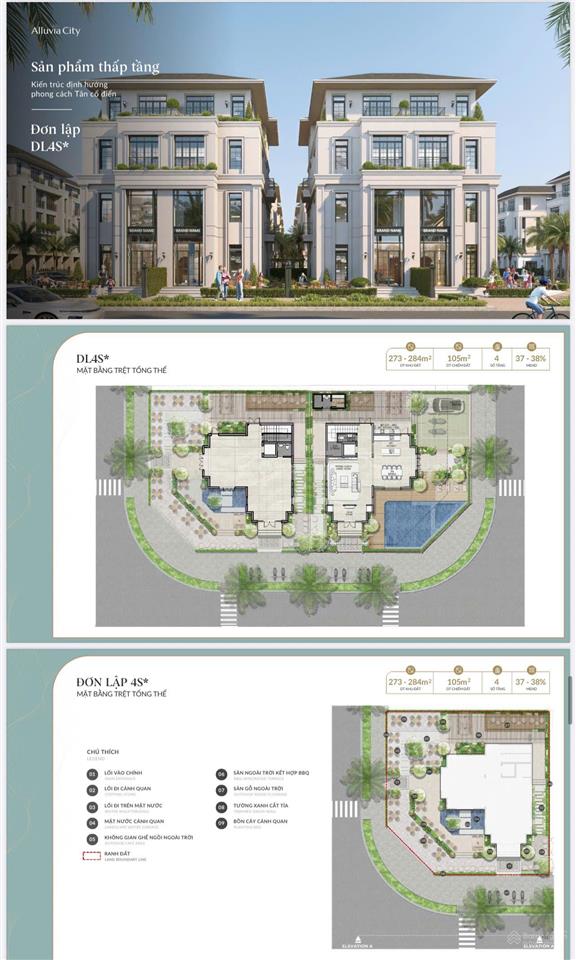 Chủ đầu tư mở bán quỹ căn biệt thự, liền kề aluvia city