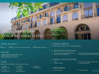 Ra hàng biệt thự regal parkview  sổ sẵn  đã xây dựng  cơ hội đầu tư đón đầu khu vực tây bắc !!!