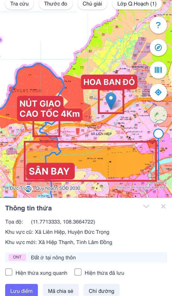 Bán gấp lô đất đường nhựa 8m tại hoa ban đỏ, liên hiệp, đức trọng cũ, 5x29m, 75mtc, giá 1,180 tỷ