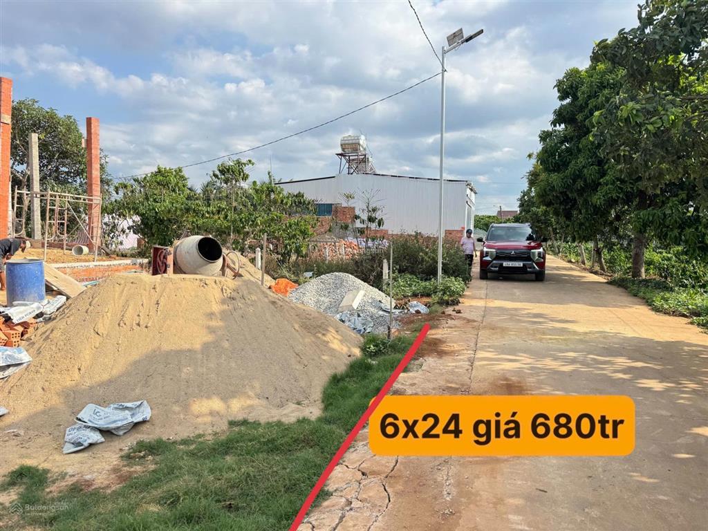 Bán đất bình thạnh cách ql27 chỉ 500m, 6x24m, 77m2 tc, giá 680tr