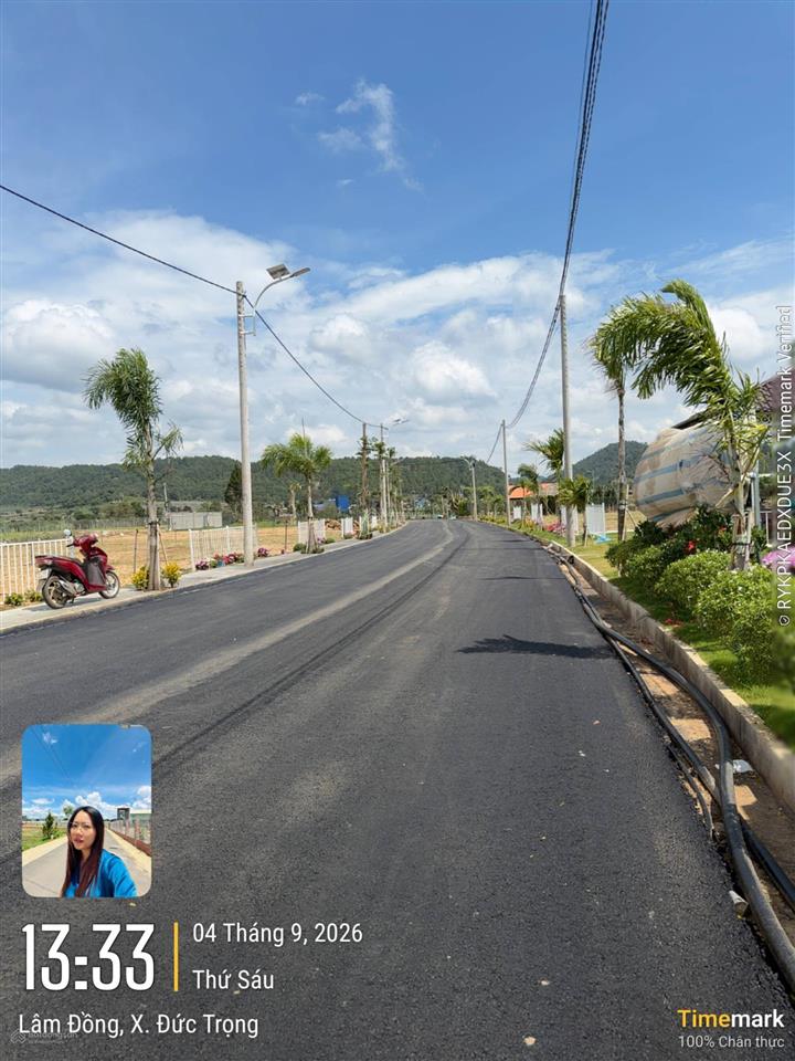 Bán lô đất đẹp đường nhựa 7m tại ngõ đồng dao, phú hội, đức trọng, 5x18m, 77mtc, sổ sẵn, giá 830tr