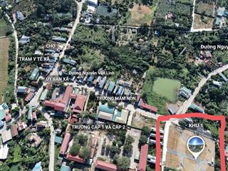 Hòa sơn, lương sơn, giá 1,5 tỷ đi bộ 2 phút đến trường học mầm mon, cấp i, cấp ii, 3 phút đến chợ