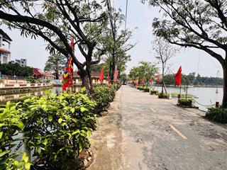 Đất đẹp châu đài ô tô 7 chỗ vào đất  view hồ thượng cát. giá trị tăng mạnh thửa vuông hoa hậu