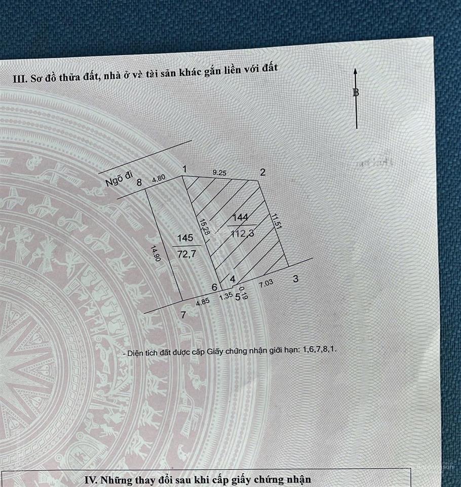 Bán đất tặng nhà cấp 4 đường liên mạc  yên nội. gần khu trung tâm hành chính phường thượng cát