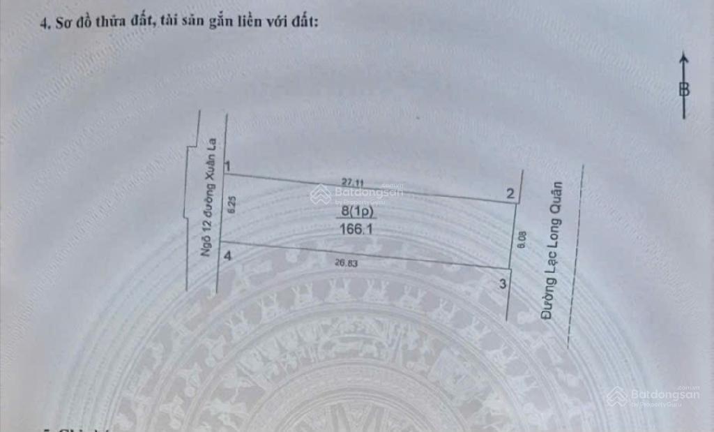 Mặt phố lạc long quân thửa đất cực vuông bắn. xây toà nhà văn phòng cực đẹp