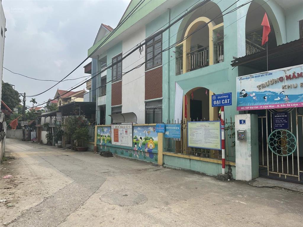 Bán đất tại đại cát, 6,45 tỷ, 55m2, mặt tiền 3.7m, ngõ 2.5m, phường thượng cát, quận bắc từ liêm