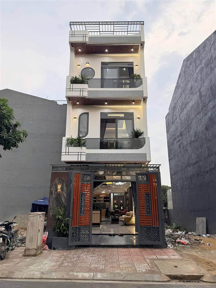 Bán nhà 1 trệt 2 lầu 75m2 tại khu dân cư hồng long phường hiệp bình thủ đức giá 7tỷ250. shr