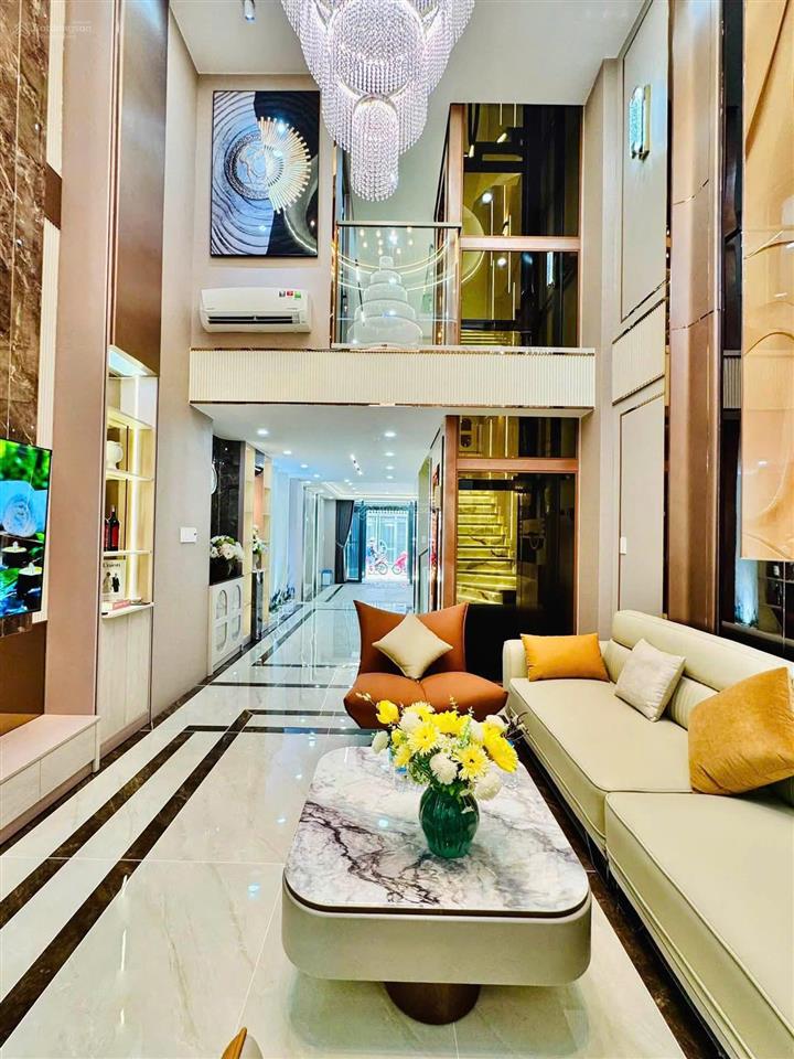 Siêu phẩm xây mới thang máy 68m2 5 lầu, gần trường nguyễn du, gò vấp. giá 12tỷ9