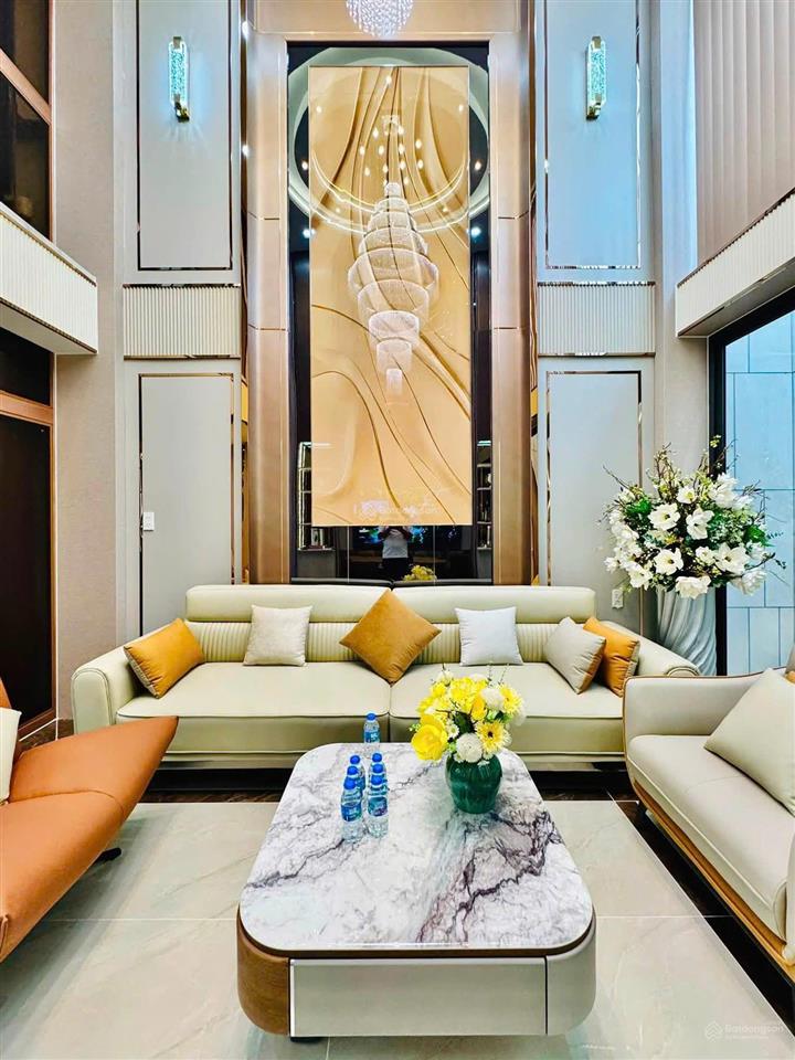 Siêu phẩm xây mới thang máy 68m2 5 lầu, gần trường nguyễn du, gò vấp. giá 12tỷ9
