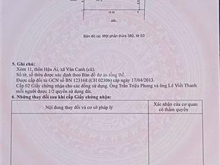 Cần bán gấp mảnh đất 80tr/m2 sẵn sổ  0977 146 ***