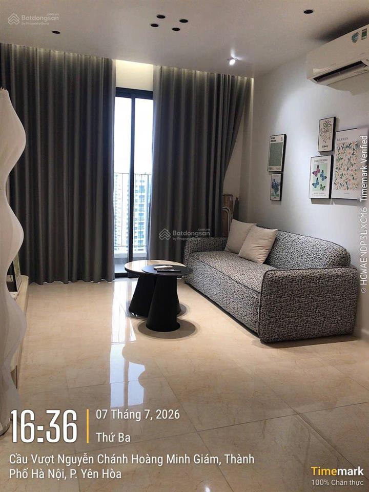 Cho thuê gấp căn hộ 2 ngủ full đồ tại vinhomes dcapital trần duy hưng nhà đẹp giá chỉ 23tr/tháng