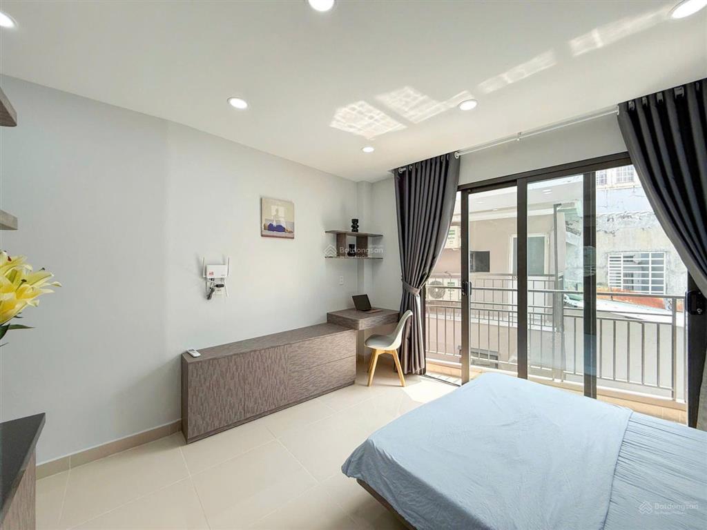 Cho thuê căn hộ mới 35m2 ban công, full nội thất ở đường bùi hữu nghĩa gần chợ bà chiểu tiện đi q1