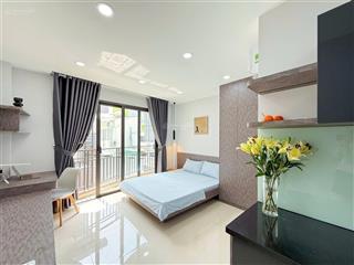 Cho thuê căn hộ mới 35m2 ban công, full nội thất ở đường bùi hữu nghĩa gần chợ bà chiểu tiện đi q1