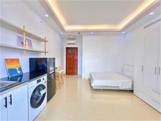 Cho thuê căn hộ full nội thất, ban công, máy giặt riêng 40m2 gần đường lê quang định, chợ bà chiểu