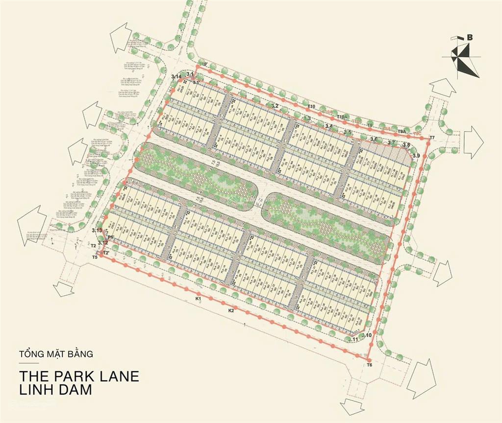 Suất ngoại giao hiếm  biệt thự liền kề the park lane linh đàm  giá rẻ nhất thị trường