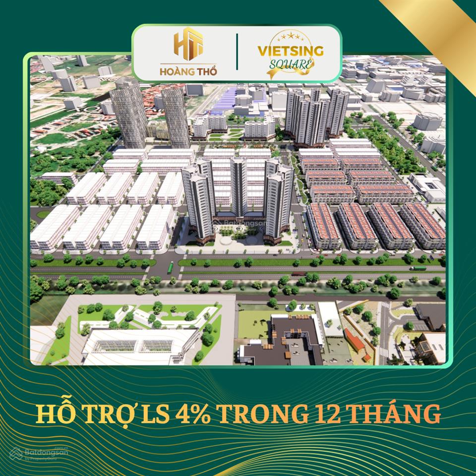 Vietsing square mở bán "giá f0"  chọn an tâm quy hoạch  chọn lợi nhuận bền vững