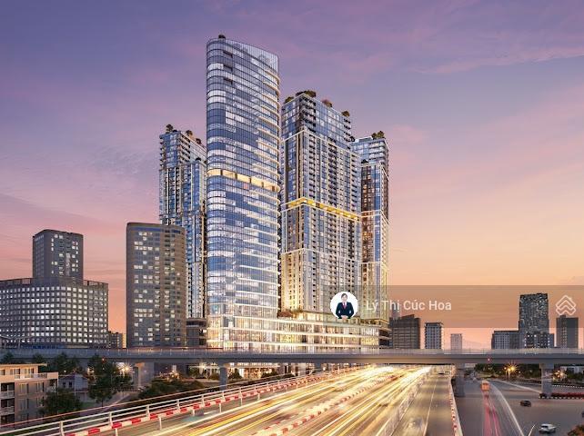 (độc quyền)căn góc 2pn giá 10,8 tỷ diện tích 75,3m2, view ngã tư phạm hùng, toà sun feliza cầu giấy