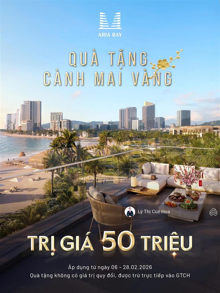 Chính chủ gửi bán studio mặt biển m1712 giá siêu tốt 2,7 tỷ full giá ký hđmb aria bay hạ long
