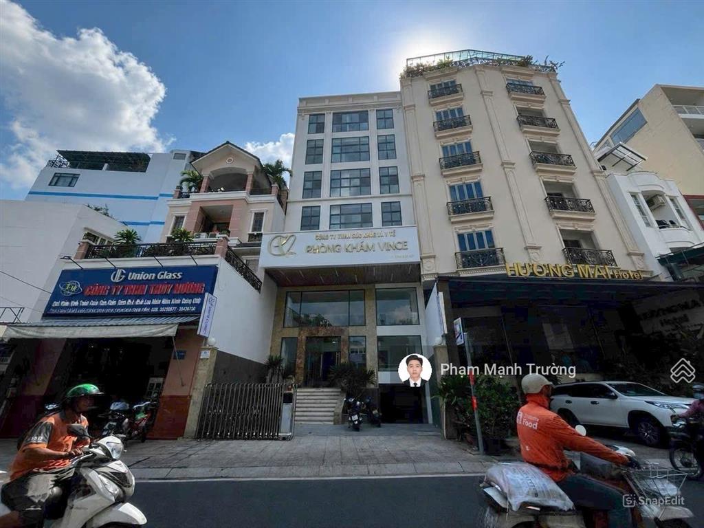 Tòa nhà vp  2mt nguyễn thông q3! 13x23m | hầm 7 tầng | hđt 400 triệu / tháng |