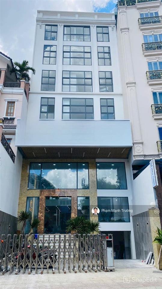 Tòa nhà vp  2mt nguyễn thông q3! 9x23m  nở hậu 13m | hầm 7 tầng | hđt 400 triệu / tháng |
