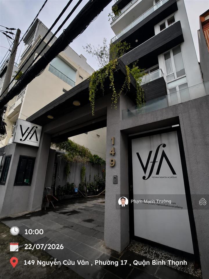Tòa nhà vp  mt nguyễn cửu vân, 8,2x25m, hầm 7 tầng, hđt 150 triệu/tháng