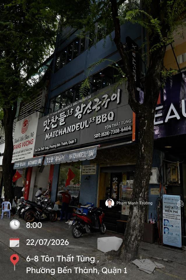 Cặp hoa hậu! mt tôn thất tùng  bến thành q1 | 8x20m | 4 tầng | hđt 350 triệu/tháng