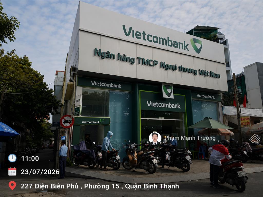 Góc 3mt đại lộ 8 làn xe  số 227 điện biên phủ, 12x22m | 3 tầng | hđt 160 triệu/tháng | gía 92 tỷ