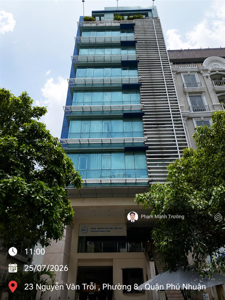 Cao ốc vp  4.000m2 sàn! góc 2mt nguyễn văn trỗi | 12x46m | hầm 9 tầng | hđ thuê 1 tỷ/tháng