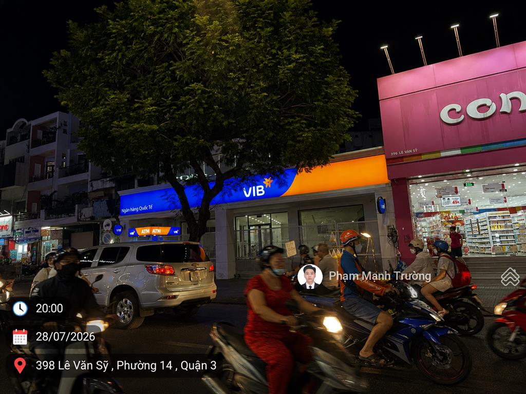 Vib bank góc 2mt 398 lê văn sỹ  quận 3! 15x27m | 4 tầng | hđt 376 triệu/tháng | giá 169 tỷ
