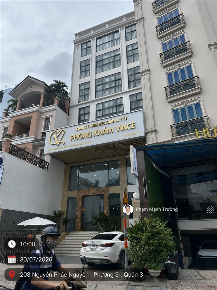 Tòa nhà vp  2mt nguyễn phúc nguyên, q3 | 13x23m | hầm 7 tầng | hđ thuê 400 triệu/tháng