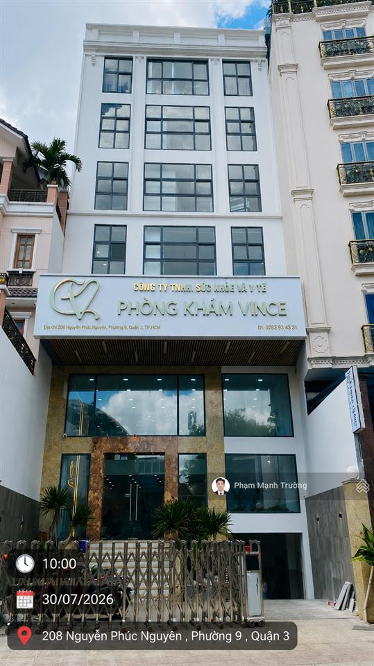 Tòa nhà vp  2mt nguyễn phúc nguyên, q3 | 13x23m | hầm 7 tầng | hđ thuê 400 triệu/tháng