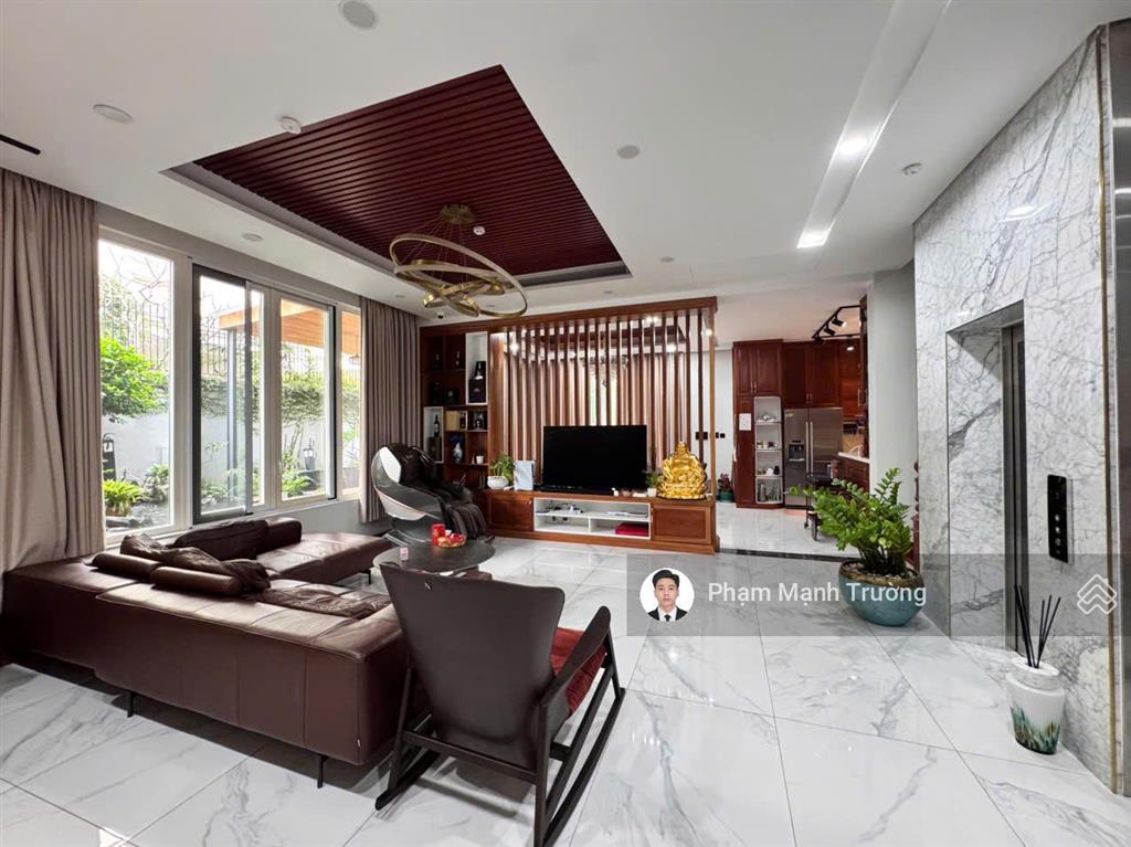 Biệt thự sala đại quang minh  nguyễn cơ thạch! 17x19m | hầm 3 tầng + thang máy |