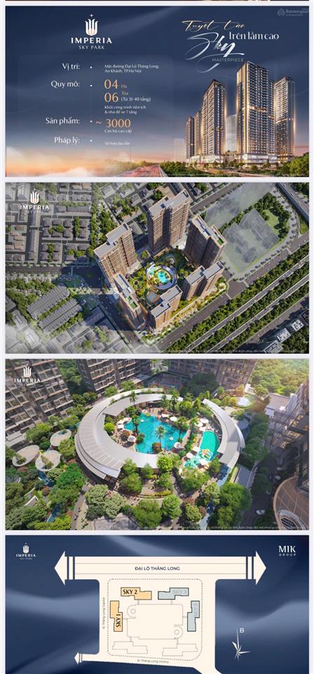 Từ 700 triệu sở hữu căn hộ cao cấp imperia sky park  an khánh. chỉ cách tt hội nghị quốc gia 7 km.